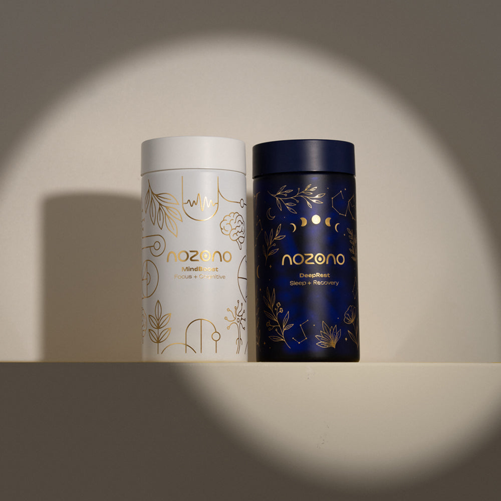 NOZONO NeuroReset Duo – balíček DeepRest a MindBoost pro klidnější noc a soustředěný den