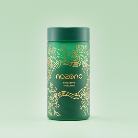 NOZONO ShieldPro – doplněk stravy pro imunitu s vitamínem C, D3, zinkem a beta-glukany, měsíční balení